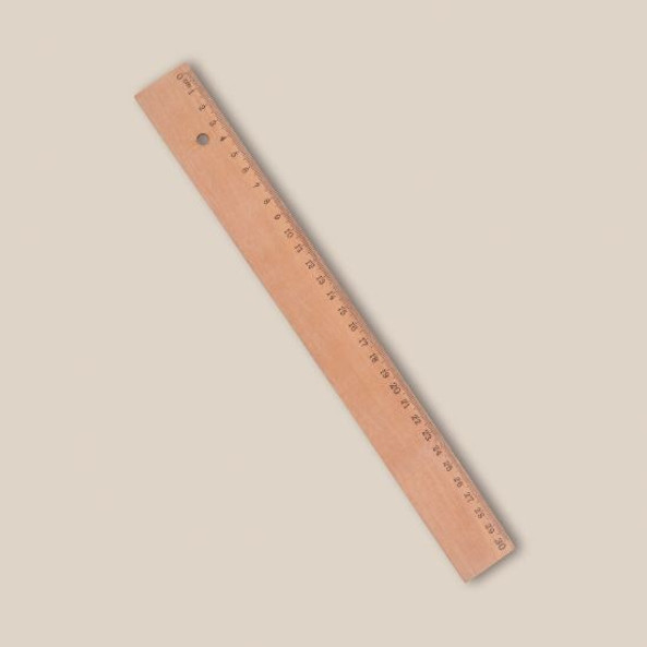 Goya 50077 - Règle en bois de 30 cm DROIT