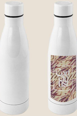 Goya 50545SUB - 500 ml Double Wall Stainless Steel Bottle MILKSHAKE