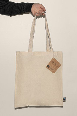 Goya 50607 - Fairtrade Bomullsväska med Långa Handtag 140g SPLIT