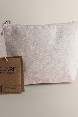 Goya 50609 - Fairtrade Cotton Toilet Bag, 280gsm CLARK