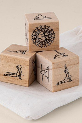 Goya 50627 - Jeu de Yoga en Bois de Pin avec 4 Dés KALI