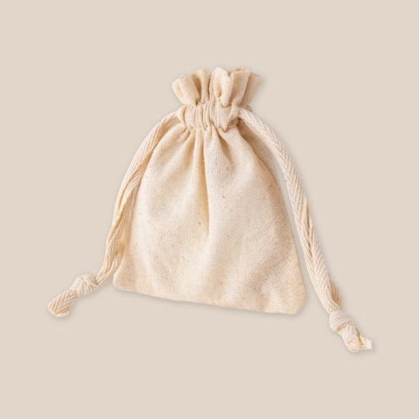 Goya 50630 - Cotton Gift Bag 9x10.5cm with String Closure PULL