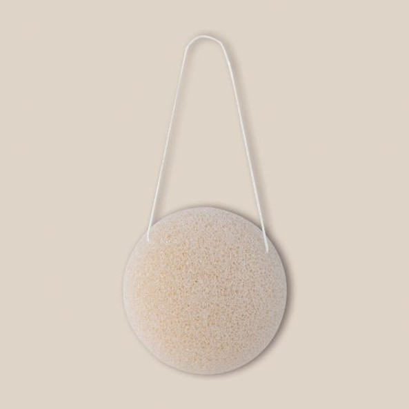 Goya 50657 - Konjac Sponge with Cotton-Mesh Bag 7x3.5cm KONJAC