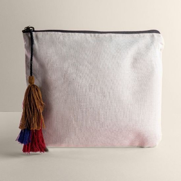 Goya 52017 - Hemp Toilet Bag with Decorative Tassels HEMP