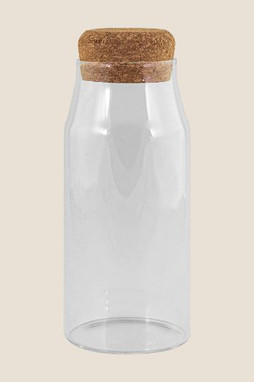 Goya 52019 - Borosilicate Bottle with Cork Cap LUCENT