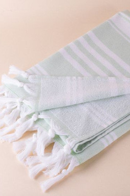 Goya 52036 - 100% Katoenen Pareo Handdoek met Franjes CAYMAN