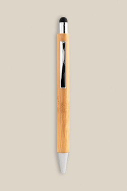 Goya 52068 - Stylo Écologique Bambou avec Stylet, Clip Métal GAZE