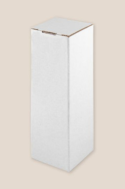 Goya 52094 - White Self-Assembling Cardboard Bottle Box BOTTLE