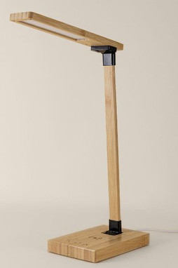 Goya 52511 - Bamboo 2-in-1 Foldable Lamp with Charger DENALI