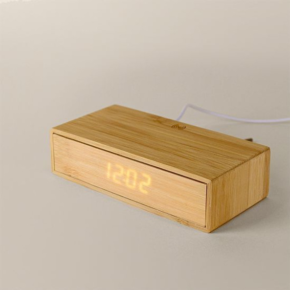 Goya 52520 - Wireless Charging Alarm Clock with Temperature ANETO