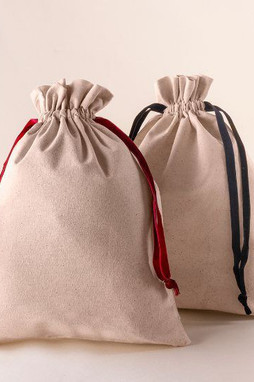 Goya 52543 - Cotton Presentation Bags with Velvet Ribbons BIG