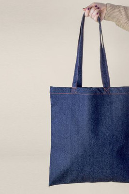Goya 53006 - Cotton and Recycled Denim Bag with Long Handles NASHVILLE