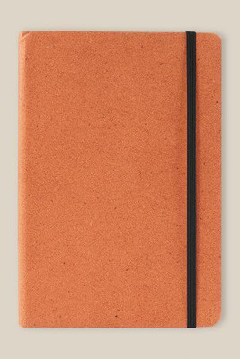 Goya 52579 - Carnet A5 couverture rigide en cuir recyclé ROGUE