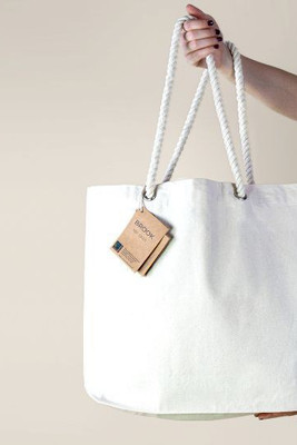 Goya 53001 - Fairtrade Natural Cotton Bag with Long Handles BROOK