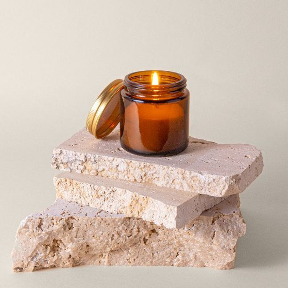 Goya 53539 - Metallic Cover Candle, Paraffin & Vegetal Wax, 75gr TULIPE