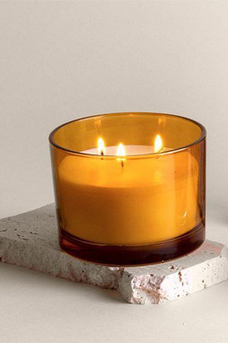 Goya 53541 - Double Wick Candle, Paraffin & Vegetal Wax, 310gr BOUQUET