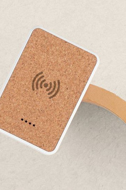 Goya 53551 - Powerbank i Kork og Genbrugsplast 5000mAh AURA