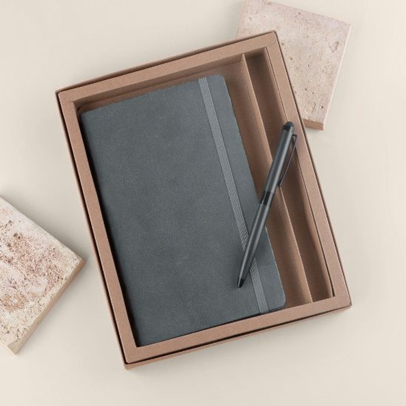 Goya 53588 - Elegant Notebook Set with Metallic Pen TWILIGHT