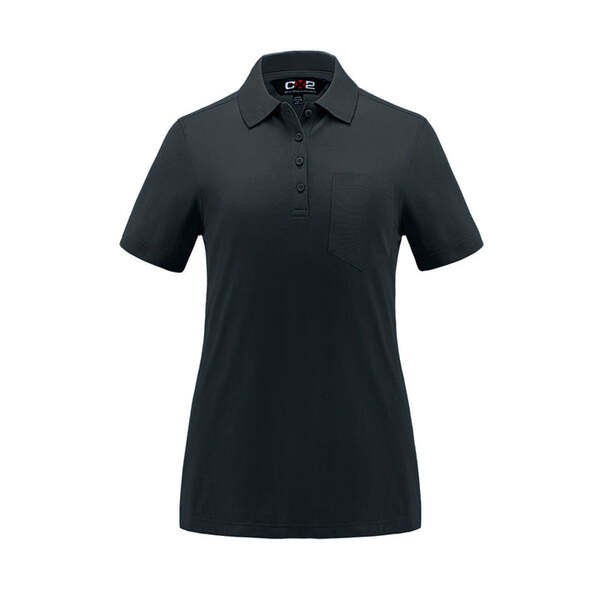 CX2 S05746 - Caddy Polo Piqué avec Poche pour Femme