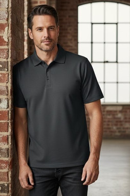 CX2 S05785 - Elite MensCotton-Poly-Spandex Pique Polo