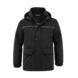 CX2 L01120 - Pinnacle Parka 3 en 1 Robuste avec Capuchon Amovible