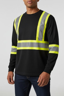 CX2 S05948 - Beacon Adult Long Sleeve Hi Vis T-Shirt