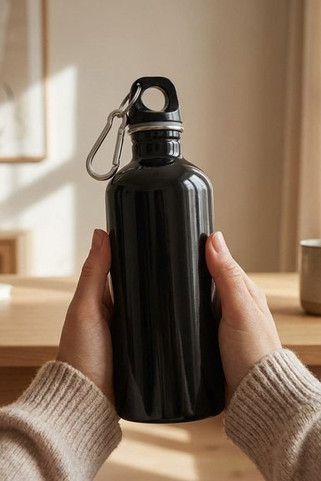 REMID MOSS Recycled stainless steel 500ml - GiftRetail MO2403