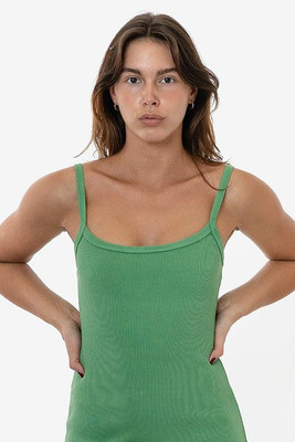 LA Apparel RHR318GD - Heavy Rib Spaghetti Dress