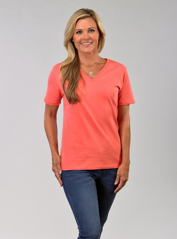 Sun International 20810 - Missy V-Neck Tee