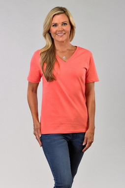 Sun International 20810 - Missy V-Neck Tee