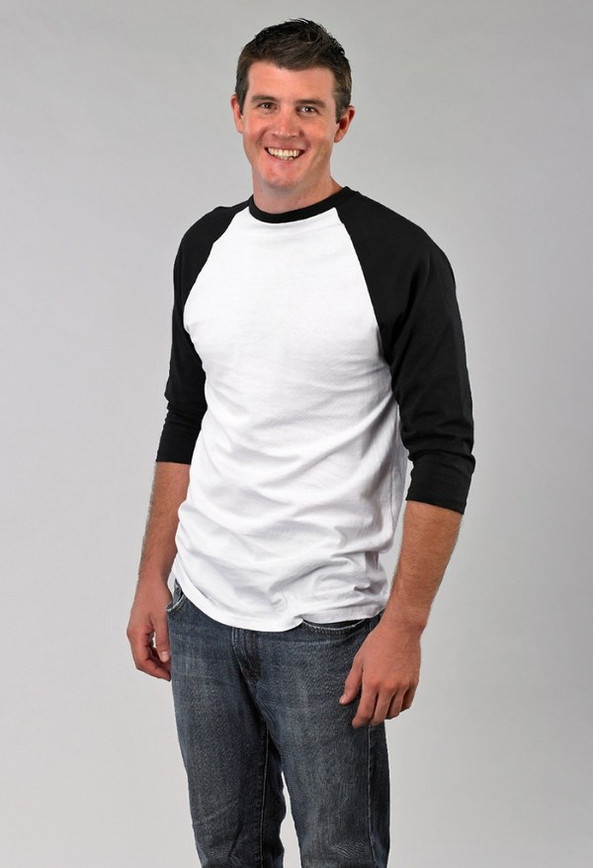 Sun International 20521B - Youth Raglan Baseball Tee