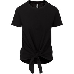 Sun International 31301 - Womens Tie Front Tee