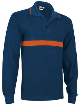 Valento POVASEL - L/S Polo Shirt SERVER