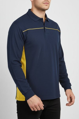 Valento POVATHL - L/S Polo Shirt THUNDER