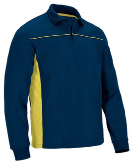 Valento POVATHL - L/S Polo Shirt THUNDER