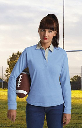 Valento RGVAMML - Women rugby polo shirt AVANT