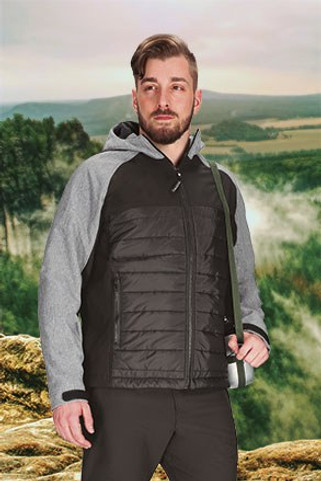 Valento CQVABER - Quilted Hooded Jacket BERING