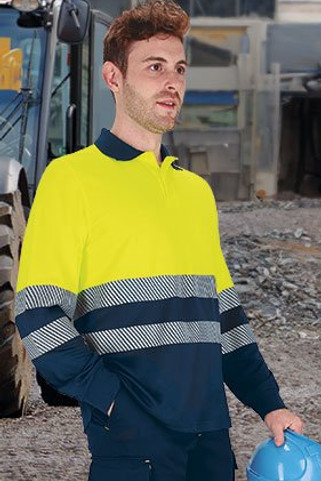 Valento POVAGAM - Hi-Vis L/S Polo  GAMBIT