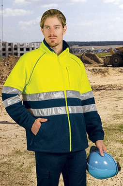 Valento CQVAANE - Hi-Vis Fleecejacke ANETO