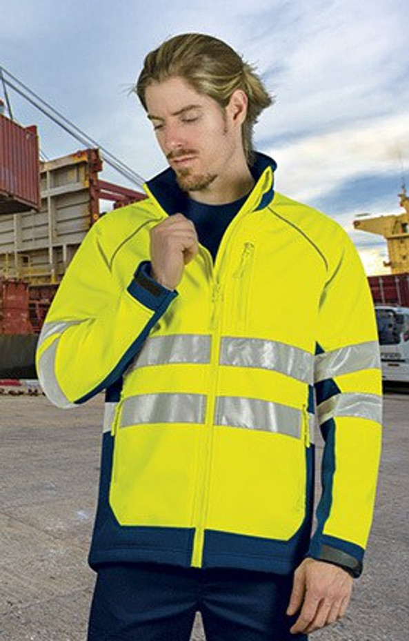 Valento CQVATAC - Hi-Vis Softshell Jacket TACOMA