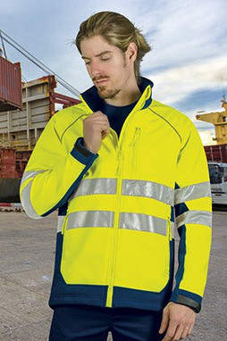 Valento CQVATAC - Hi-Vis Softshell Jacke TACOMA