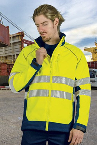 Valento CQVATAC - Hi-Vis Softshell Jacket TACOMA