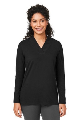 Devon & Jones DP121W - Ladies Raleigh Shawl Collar Knit Top