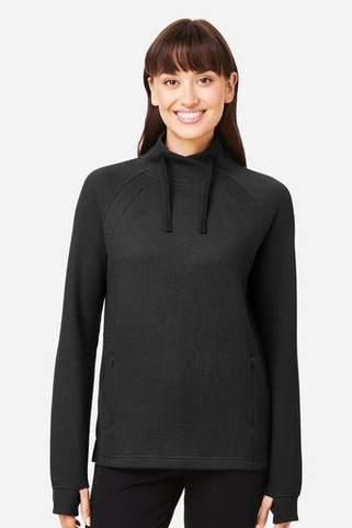 North End NE200W - Ladies Rhythm Waffle Pullover