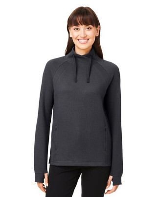 North End NE200W - Ladies Rhythm Waffle Pullover