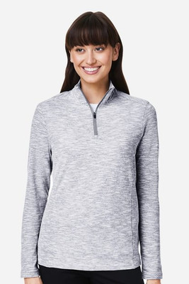 North End NE415W - Ladies Eclipse Jacquard Quarter-Zip