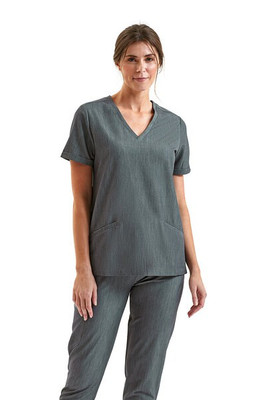 Onna By Premier NN310 - Ladies Invincible V-Neck Stretch Scrub Top