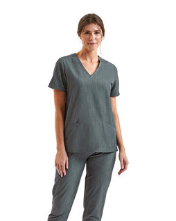 Onna By Premier NN310 - Ladies Invincible V-Neck Stretch Scrub Top