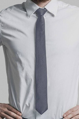 KARLOWSKY KYAK2 - Classic plain coloured tie