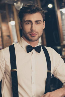 Karlowsky KYAK6 - Klassisk enfärgad fluga